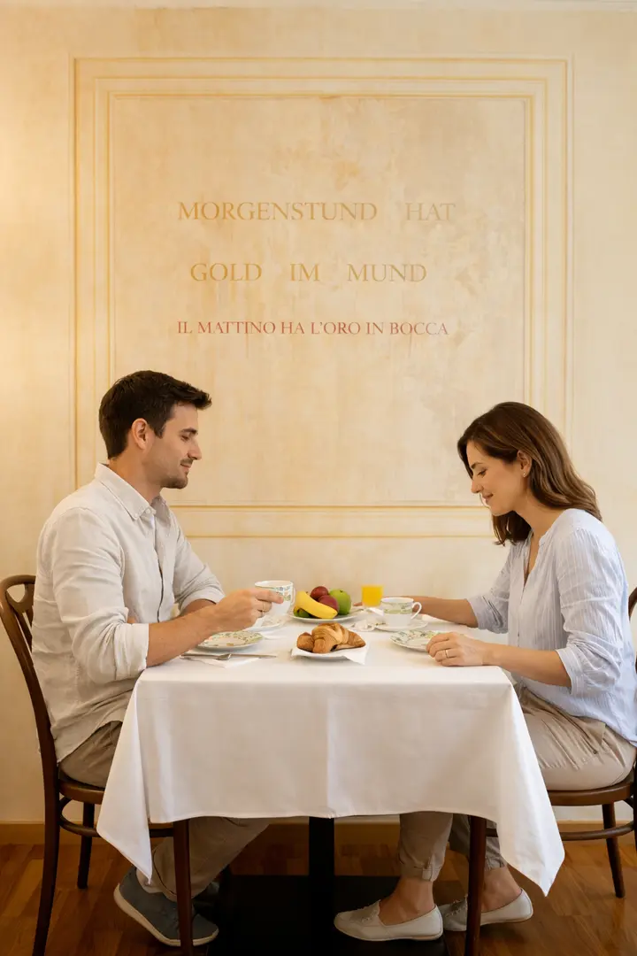 Colazione accogliente al B&B Casa di Paola